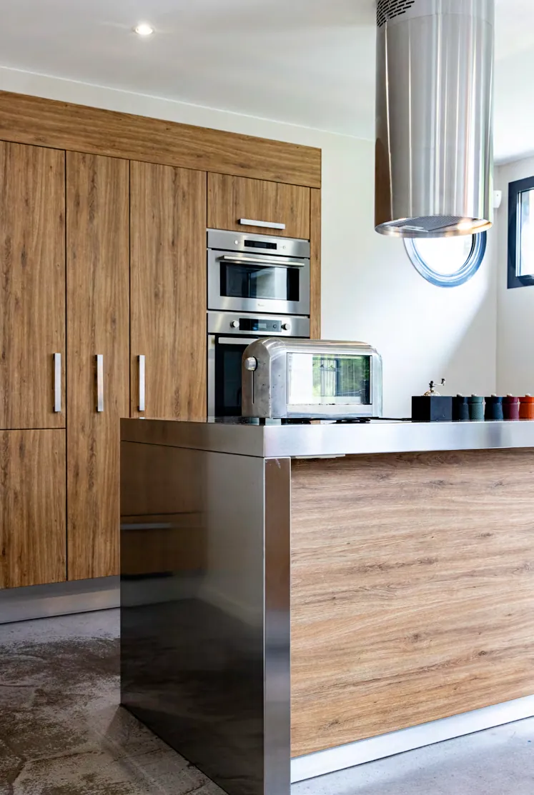 Cocina vinilada en madera NE68 Freijo Laurel